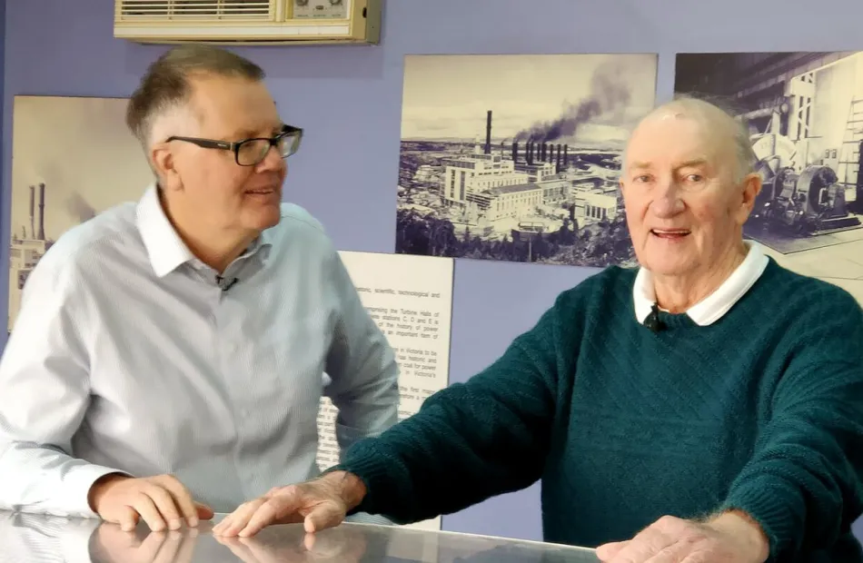 Michael and John at Power Works