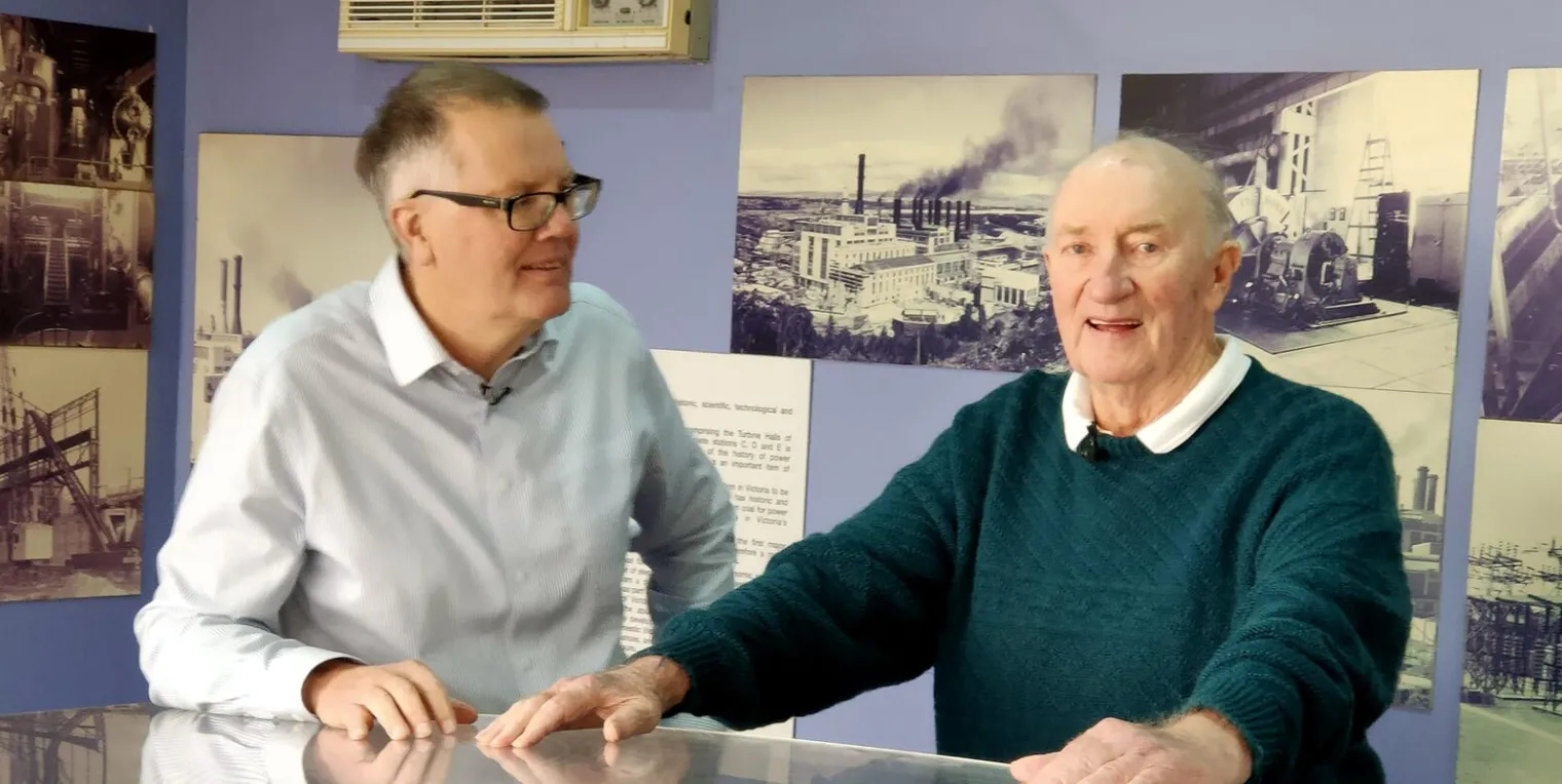 Michael and John at Power Works